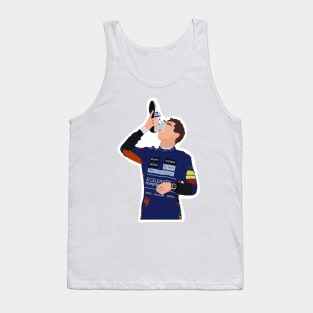 Lando Norris doing a shoey on the podium of the 2021 Italian Grand Prix at Monza Tank Top